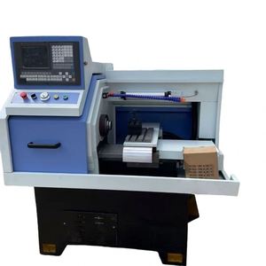 เครื่องกลึงโลหะขนาดเล็ก CNC ความแม่นยำสูง รุ่น CK0640 ระบบควบคุม GSK พร้อมตัวป้อนแท่งโลหะ สำหรับงานตัดโลหะระดับกลาง - Product Image 2