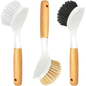 Cepillo de Madera Flexible para Fregar, Apto para Sartenes Antiadherentes, Resistente a Altas Temperaturas, Multifuncional para el Hogar - Product Image 4