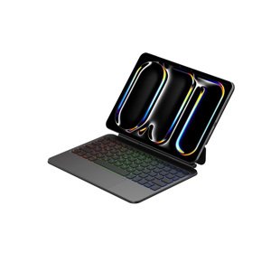 Chất lượng cao 11-inch không dây Bàn phím ma thuật Touchpad RGB Backlit Type-C giao diện trường hợp da cho <span class=keywords><strong>iPad</strong></span> Pro M4 2025 nhôm - Product Image 6