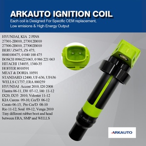 Bobines d'allumage haute performance ARKAUTO 27301-2B010 UF636 pour HYUNDAI i30 i20 iElantra Accent ix35 <span class=keywords><strong>KIA</strong></span> Soul Rio 1.6 Gamma - Product Image 4