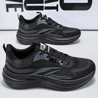 Chaussures de sport respirantes à absorption des chocs pour toutes les saisons, chaussures de course légères en mesh pour hommes