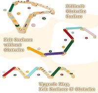 Juego de bloques de equilibrio para niños, piedras de apoyo Montessori, pista de obstáculos para niños pequeños, juguete de gimnasia para interiores, desarrolla habilidades motoras gruesas