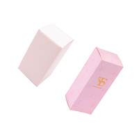 Boîtes en papier pliées personnalisées pour rouge à lèvres Boîtes en papier à l'huile de vernis à ongles à revêtement mat Petite boîte de papier d'emballage pour rouge à lèvres