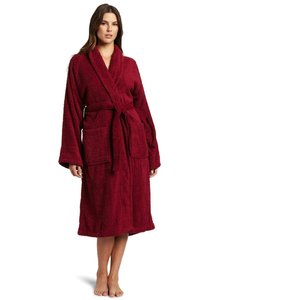 Albornoz de hotel tamaño King de felpa, bata de algodón duradera con bolsillos grandes para huéspedes corpulentos en alojamientos de hotel - Product Image 5