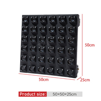 Projecteur matriciel LED RGBW 6x6 à 36 faisceaux, 500W, DMX, activé par le son, gradation linéaire RDM, éclairage de fond de scène pour bars, KTV et événements