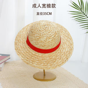 <span class=keywords><strong>Chapeau</strong></span> de paille tendance pour homme <span class=keywords><strong>One</strong></span> <span class=keywords><strong>Piece</strong></span> Fire Fist <span class=keywords><strong>Ace</strong></span> Luffy, style western cowboy, cosplay jazz, été, style japonais coréen, vente en gros - Product Image 6