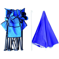 Chaises de camping pliantes doubles robustes et modernes pour adultes, avec parasol intégré, idéales pour la pêche, la plage et l'extérieur – Vente en gros sur mesure