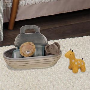 Jouets interactifs pour bébé, cerf, lion et éléphant dans un <span class=keywords><strong>bateau</strong></span>, ensemble de maison 4 en 1, peluche inoffensive pour <span class=keywords><strong>animaux</strong></span>, ensemble de jouets pour <span class=keywords><strong>animaux</strong></span> de pépinière - Product Image 4