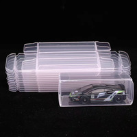 Caja de Embalaje Transparente de PVC para Autos de Juguete Hot Wheels, Caja de Plástico Transparente con Materiales Reciclados