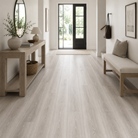 Suelo Vinílico de Lujo PVC con Patrón de Mosaico, Acústico, Gris, Negro, Rojo, Grado Comercial, Personalizado para Cafeterías, Tiendas, Baños