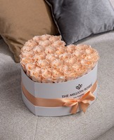 Emballage floral de luxe Boîte à fleurs de forme ronde Boîte-cadeau de cylindre de fleur de tube de carton de papier rigide