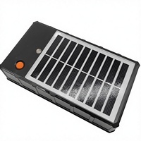 Rastreador GPS Solar 4G LTE con Batería de Larga Duración, Fijación Adhesiva, Geo-Cerca, Alarma, Gestión de Flotas, Compatible con PC, 1 Año