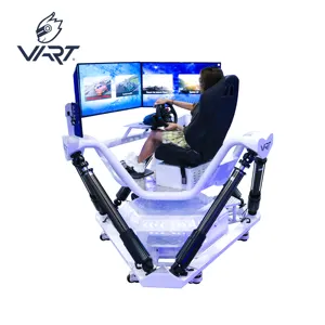 2023 Manufacture Car Racing Game Machine Driving Simulator 5D 3 Screens Car Driving Simulator Price