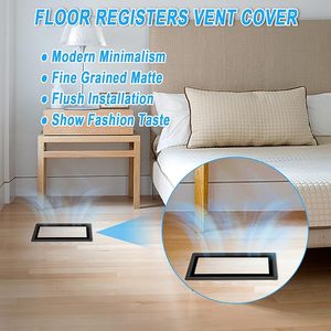 <strong>Black</strong> Building Supplies Flush Mount Floor Register 4 X 10 Modern Air <strong>Vent</strong> for AC and Heating Heavy Duty Stainless Steel - Product Image 5