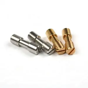 Corby Fastener Rvs Slot Klinknagel Voor Mes Handvat, Messing Acorn Bout Klinknagel