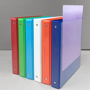 ปก A4ประสานมีกระเป๋าด้านในคู่ PP <span class=keywords><strong>3</strong></span>แหวนยึดโน้ตบุ๊คโฟลเดอร์วารสารแฟ้มสมุดบันทึกหลวม - Product Image 3