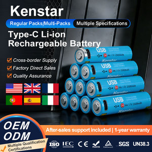 Bateria Recarregável de Íon de Lítio 1.5V 2500mWh Novas Tendências Baterias AA AAA Tipo-C com Cabo de Carregamento USB - Product Image 2