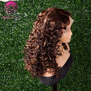 Lớn bouncy Curl thực sự tóc giả tóc con người nguyên liệu Việt Nam tóc tóc giả cửa hàng trực tuyến tránh khỏi thất bại tóc giả tóc con người - Product Image 3