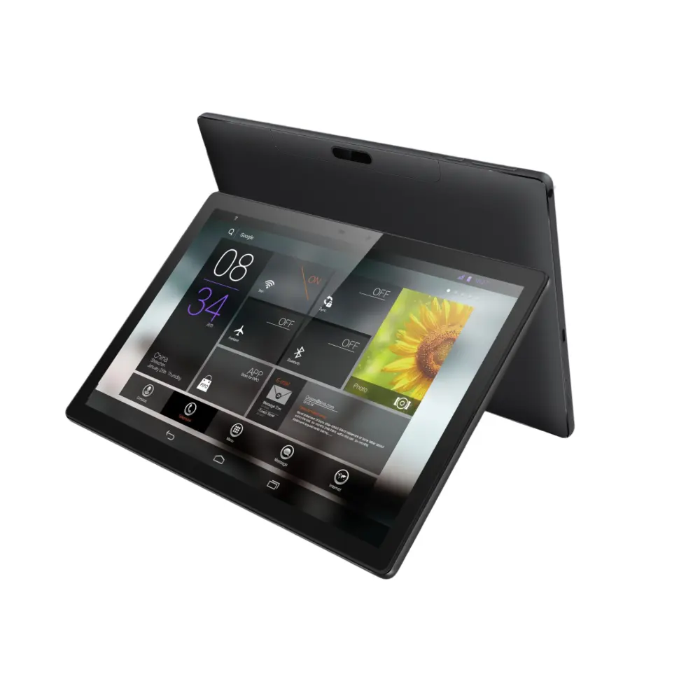 HUGEROCK E101 Tablet Android, layar sentuh 10.1 inci Octa core Tablet komputer tanam 4 + 64GB 5G WiFi