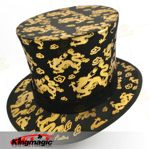 Chapeau de magicien pliable de haute qualité, argenté, doré, rouge, avec étoiles et lune, pour spectacles de magie sur scène. - Product Image 4