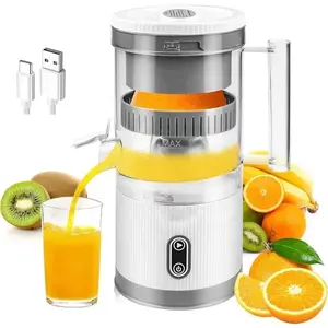 Đa mục đích có thể sạc lại điện citrus Máy ép trái cây xách tay máy ép trái cây Orange Lime chanh bưởi Máy ép trái cây ép dễ dàng để làm sạch