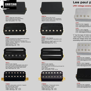Vente en gros 7HB03 Micros basse <span class=keywords><strong>guitare</strong></span> électrique 7 réglables 7 pièces à poteau fixe Micros pont style <span class=keywords><strong>hard</strong></span> <span class=keywords><strong>rock</strong></span> Excellent son - Product Image 4