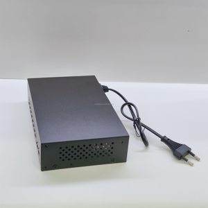 10-Port POE Switch 10/100MB Full Gigabit 2-Uplink for <b>Camera</b>/IP TCP <b>Network</b> Fiber Optic Transceivers - Product Image 5