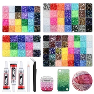 Offre Spéciale Strass en Résine AB de 3mm à Dos Plat pour DIY Vêtements, Nail Art, Téléphones Portables, Emballage Basique - Product Image 1