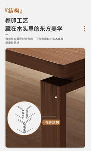 Scrivania in Legno Massello con Libreria Integrata, Tavolo da Studio Pieghevole per Piccoli Appartamenti, Ufficio Domestico, Semplice Tavolo ad Angolo per Laptop - Product Image 5