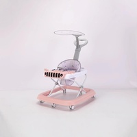 Prix attractif, marcheur bébé mignon 3 en 1, marcheur bébé multifonctionnel, poussette avec musique, lumières, dessin animé, marcheur bébé réglable