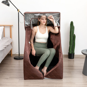 Venta al por mayor <span class=keywords><strong>Sauna</strong></span> de infrarrojos portátil Spa, una persona en casa <span class=keywords><strong>Sauna</strong></span> de cuerpo completo con almohadilla de pie de calefacción - Product Image 2