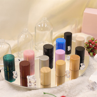 Flacons de parfum en verre de luxe élégants 30ml 50ml 100ml avec pompe pulvérisatrice, échantillon gratuit, transparents/brun, colorés, mats, givrés, emballage en promotion