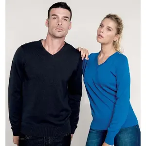 Pull à col en V K965/K966, merchandising personnalisé - Product Image 1