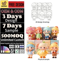 Figurines Mystères Personnalisées en Résine/Vinyle Boîte Surprise Jouets Échelle 1/12 Mignons Fruits Dessins Animés Multi-Styles Ensemble de Collection Cadeau Vente en Gros ODM