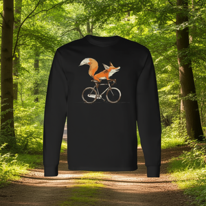 <span class=keywords><strong>Camiseta</strong></span> de manga larga <span class=keywords><strong>Fox</strong></span> On <span class=keywords><strong>Bike</strong></span> Cycling con diseño de animales, ropa unisex - Product Image 3
