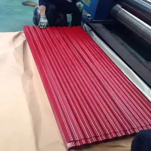 0.5mm kalın galvanizli çelik levha Corrugated 1d Z275 çelik siyah çatı levha galvanizli oluklu