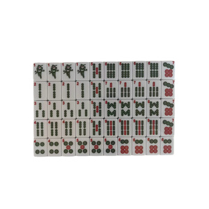 Mini Juego de Mahjong de Viaje de Melamina de 30 mm con Diseño de Panda, Fichas con Números Arábigos e Ingleses - Product Image 3