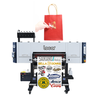 Impresora UV DTF de 24 Pulgadas (60 cm) con Laminador Dorado, Máquina de Impresión de Etiquetas en Rollo, Garantía de 1 Año, Dimensión de Impresión de 600 mm
