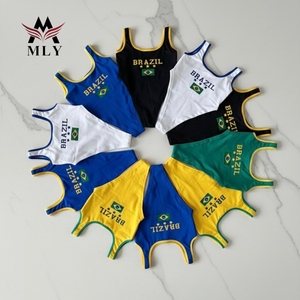 Fabricant <span class=keywords><strong>de</strong></span> maillots <span class=keywords><strong>de</strong></span> <span class=keywords><strong>bain</strong></span> sur mesure, maillots <span class=keywords><strong>de</strong></span> <span class=keywords><strong>bain</strong></span> thème Brésil, vente en gros, <span class=keywords><strong>maillot</strong></span> <span class=keywords><strong>de</strong></span> <span class=keywords><strong>bain</strong></span> une pièce pour femme à coupe haute avec mini-jupe - Product Image 1