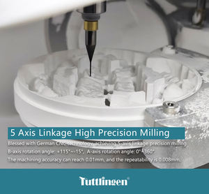 Tuttlingen T10-A attrezzature da laboratorio odontoiatriche Fresadora <span class=keywords><strong>Cad</strong></span> <span class=keywords><strong>Cam</strong></span> Zirconia fresatrice fresatrice fresatrice a secco per taglio dentaria - Product Image 5