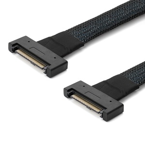 PCIe SAS .<span class=keywords><strong>2</strong></span> 68 Pin kabel SFF-8639 68Pin kabel laki-laki ke perempuan 0.6m kabel sff8639 untuk server - Product Image 3