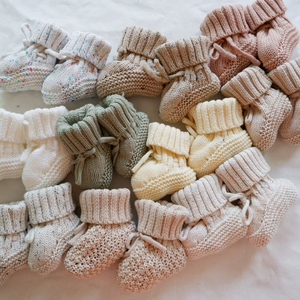 Personnalisé 0-1Y Australie US Bébé Chaussettes Chaussons Chunky Tricoté Chaud Hiver Premiers Marcheurs Crochet Chaussures À La Main Unisexe Infantile Chaussettes - Product Image 2