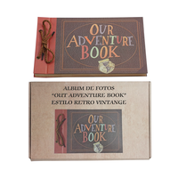Cadeau pour enfants, album photo portable de haute qualité, couverture rigide, kit de scrapbooking DIY, 29*19*2cm, 40 pages, bandes de papier amovibles
