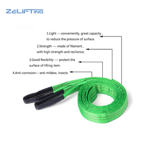 頑丈なポリエステル製リフティングスリング/リフティングウェビングスリングEN & AS - Product Image 3