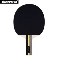 Hoge Kwaliteit Professionele Tafeltennis Racket Ping Pang Bat Tafeltennis Paddle Sanwei Schuurpapier Vleermuis