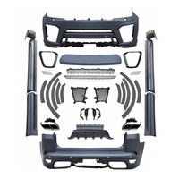 Kit carrosserie pour Sport 2018-2022, style SVR, échappement en PP, fixation par vis, rétrofit, jupes latérales, élargisseurs d'ailes, parfait