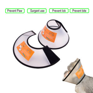 Recién llegado, collares isabelinos de recuperación de cirugía con forma de flor protectora para curación de heridas de mascotas para perros, gatos, <span class=keywords><strong>Collar</strong></span> de cono para gatos - Product Image 4