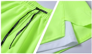 Ropa de entrenamiento para correr maratón personalizada de secado rápido 2 en 1 cordón al aire libre baloncesto Fitness gimnasio deportes pantalones cortos para correr para hombres - Product Image 6