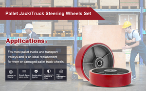 CMCL <span class=keywords><strong>Pallet</strong></span> Jack Tải Bánh Xe Thay Thế <span class=keywords><strong>Pallet</strong></span> Jack Bánh Xe Phía Trước Jack <span class=keywords><strong>Pallet</strong></span> Bánh Xe - Product Image 4