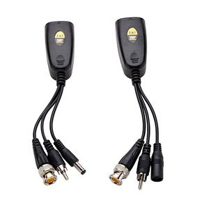 <span class=keywords><strong>Balun</strong></span> de <span class=keywords><strong>Video</strong></span> y Alimentación BNC a <span class=keywords><strong>RJ45</strong></span> CAT5 de 5MP con Conector de Alimentación BNC para Sistema de Cámara PTZ CCTV - Product Image 4